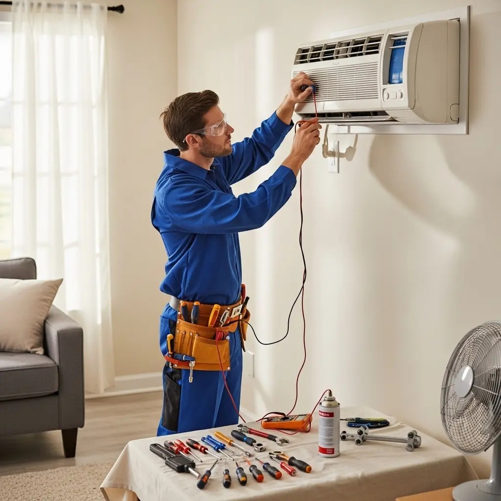 Şereflikoçhisar Awox Awox klima gaz dolumu ve bakım – Enerji verimliliği artırıldı. - Teknik servis örneği
